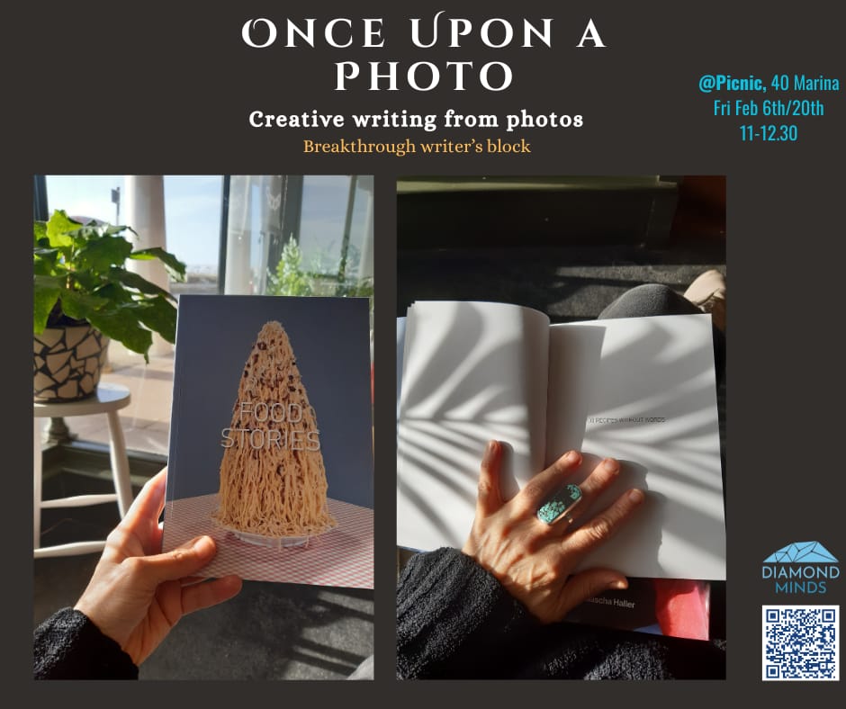 Once Upon a Photo: creative writing from photos, @Picnic, 40 Marina