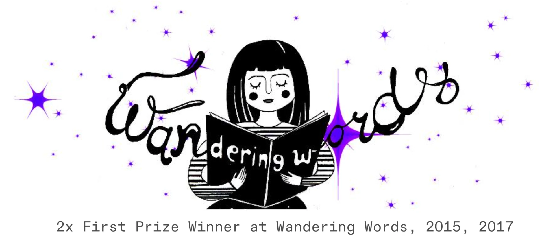 Wandering Words illustration: 2x first prize winner, 2015 and 2017